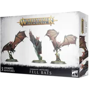 Comparateur de prix : Games Workshop Warhammer AoS - Soulblight Gravelords Fell Bats 99120207094 Noir
