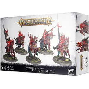 Games Workshop Warhammer AoS - Soulblight Gravelords Blood Knights Noir