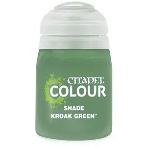 Comparateur de prix : Peinture Citadel SHADE: KROAK GREEN (18ML) (unit) - Peinture à maquette acrylique - 99189953041