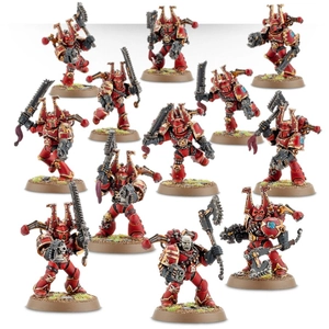 Comparateur de prix : Games Workshop Warhammer 40k - Space Marine du Chaos World Eaters Berserkers de Khorne
