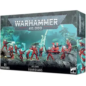 Games Workshop Warhammer 40k - Aeldari Gardiens, Noir