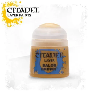 Peinture Citadel BALOR BROWN 12ML (unit) - Peinture à maquette acrylique - 99189951248 pas cher