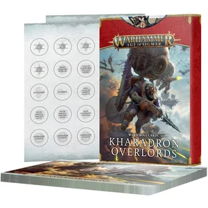 Comparateur de prix : Games Workshop Warhammer AoS - Warscroll Cards: Kharadrons Overlords V.3 (FR)