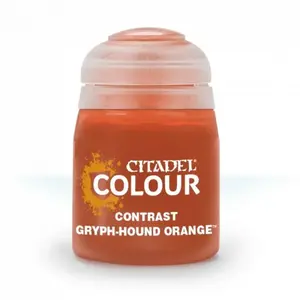 Peinture Citadel CONTRAST: GRYPH-HOUND ORANGE (18ML) 29-11 (unit)  - Peinture à maquette acrylique  - 99189960097 Vendu parplay-in