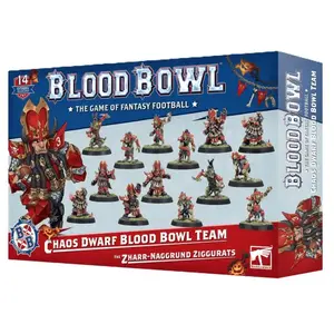 Comparateur de prix : Jeu de figurine BLOOD BOWL: CHAOS DWARF TEAM  - Games Workshop Extension de jeux de figurines  - 99120911001 