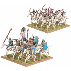 Comparateur de prix : Jeu de figurine TOMB KINGS OF KHEMRI: SKELETON HORSEMEN 07-10  - Games Workshop Extension de jeux de figurines  - 99122717003 