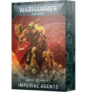 Jeux de société Games Workshop Warhammer 40k - Datacards V.10 Agents I... pas cher