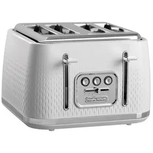 Morphy richards - grille-pains 4 fentes 1880w blanc - m243012ee TU pas cher