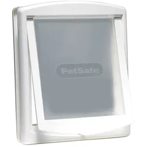 Comparateur de prix : Petsafe - Porte pr chiens à 2 voies 760 Large 35,6x30,5 cm Blanc White