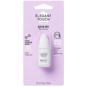 Comparateur de prix : Faux ongles - ELEGANT TOUCH - 5 Second Protective - Colle forte - 3 ml