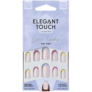 Elegant Touch Luxe Looks nails with glue oval limited ed #tip top pas cher