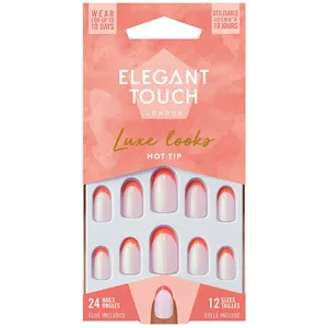 Elegant Touch Luxe Looks nails with glue oval limited ed #hot tipVendu paramazon