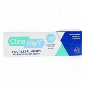 Comparateur de prix : CLINOMINT Dentifrice - Clinolyn - Menthe Forte - Spécial Fumeur - 75ml - Sans Parabène