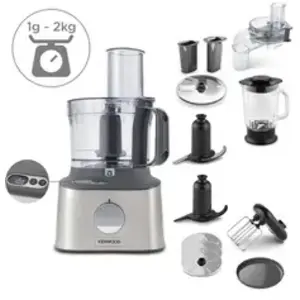 Comparateur de prix : Kenwood Robot multifonction Kenwood MultiPro Compact+ FDM315SS Silver