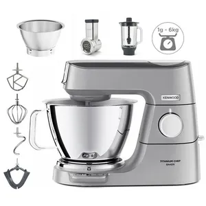 Comparateur de prix : Kenwood Robot pâtissier Kenwood Titanium Chef Baker Silver KVC85.314SI