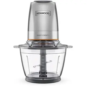 Comparateur de prix : Mini-hachoir KENWOOD CHP62.400S Easy Chop+ - 4 lames inox - 600 ML - 2 vitesses