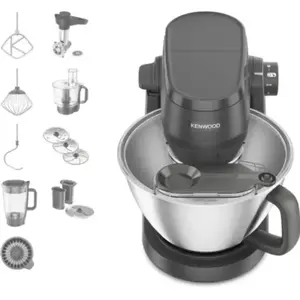 Comparateur de prix : Robot multifonction KENWOOD KHC30.070GY, couleur : argent