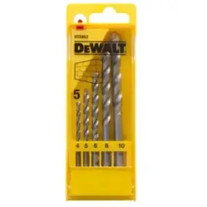 Comparateur de prix : Forets à béton - DEWALT - DT6952 - Pastille carbure Douglas - Coffret 5 pièces