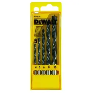 Comparateur de prix : DEWALT DT4535QZ Coffret de mèches à bois 5 pièces (Import Grande Bretagne)