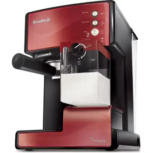 Comparateur de prix : Machine à expresso - BREVILLE - VCF 046 X - Café moulu - 15 bar - Rouge