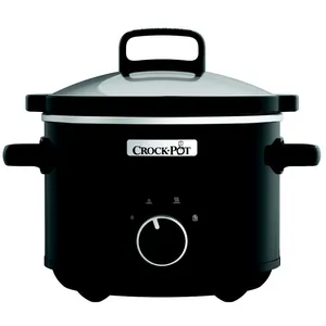 CROCK-POT Mijoteuse Electrique, Grès, Noir, 2,4 L (2 personnes) pas cher