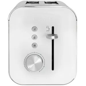 Breville - grille-pains 2 fentes 850w blanc  vtt676x01 - high gloss pas cher