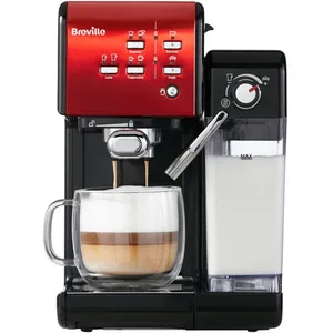 Expresso Breville Prima Latte II VCF109X01 1450 W Rouge pas cher