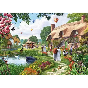 Gibsons Puzzle 500 pièces : Cottage au bord du lac pas cher