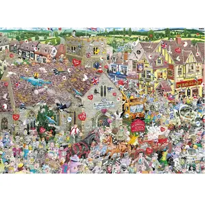 Puzzle carton 1000 pièces I LOVE WEDDINGS GIBSONS Multicolore