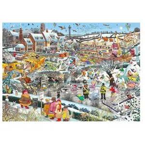 Puzzle 1000 pièces - GIBSONS - I Love Winter - Paysage et nature - Adulte - 1000 pièces
