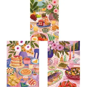 Puzzle 3 x 500 pieces : Moments to Savour Gibsons-G5503 pas cher