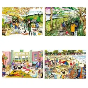 Comparateur de prix : Puzzle 4 x 500 pièces : Une vie de chien