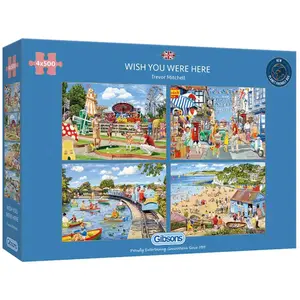 Gibsons Puzzle 4 x 500 pièces : J'aimerais Que tu sois Ici