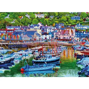 Gibsons Puzzle 1000 pièces : Port de Lyme Regis pas cher
