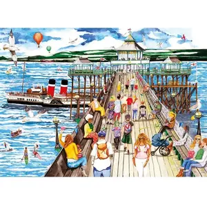 Gibsons Puzzle 1000 pièces : Jetée de Clevedon pas cher