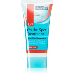 Comparateur de prix : Beauty Formulas Clear Skin On The Spot gel nettoyant pour un nettoyage en profondeur 30 ml