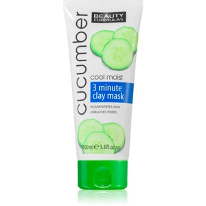Beauty Formulas Cucumber masque visage purifiant en profondeur à l'arg...Vendu parnotino