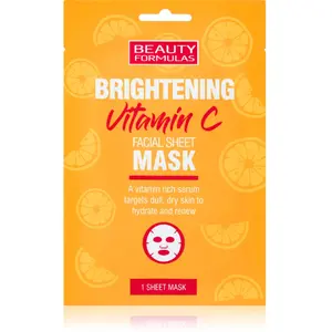 Beauty Formulas Vitamin C masque tissu éclat à la vitamine C 1 pcsVendu parnotino