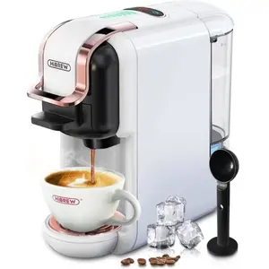 Comparateur de prix : HiBREW Machine à Café Cafetière Multi Capsules 5 en 1 Froide et Chaude...