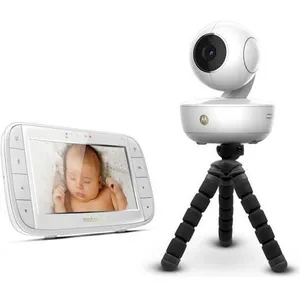 Motorola MBP 55 - Moniteur Vidéo Bébé - Panoramique, Inclinaison et Zoom, 5" couleur, Vision nocturne, Talkie walkie et Température pas cher