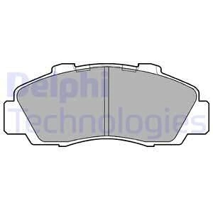Delphi Kit de plaquettes de frein, frein à disque LP872 pas cher