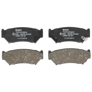 Delphi Kit de plaquettes de frein, frein à disque LP967 pas cher