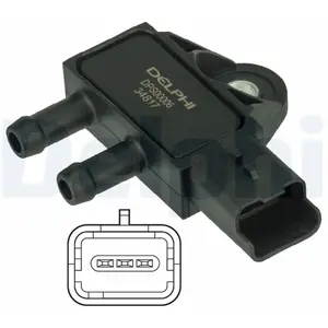 Comparateur de prix : Delphi Capteur de pression des gaz d'échappement DPS00006