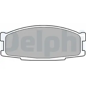 DELPHI Plaquettes de frein X4 pour DAF: 55 (Ref: LP981) pas cher