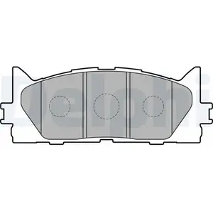 DELPHI Plaquettes de frein X4 pour TOYOTA: Camry & LEXUS: ES (Ref: LP2169) pas cher