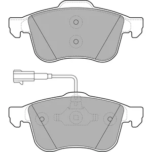 DELPHI Plaquettes de frein X4 pour ALFA ROMEO: Spider, 159 (Ref: LP1959) pas cher