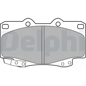 DELPHI Plaquettes de frein X4 pour TOYOTA: Hilux (Ref: LP2242) pas cher
