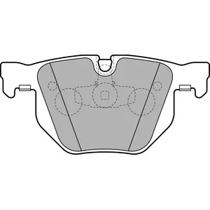DELPHI Plaquettes de frein X4 pour BMW: Série 3, X1 (Ref: LP2256) pas cher