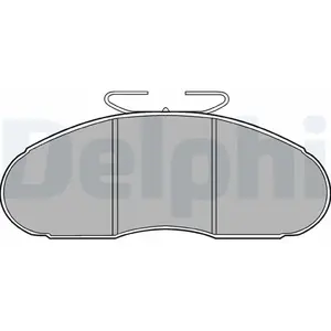 Delphi Technologies LP828 Plaquette de frein lot de 4 pas cher