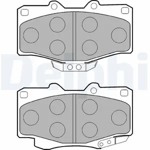Comparateur de prix : Delphi Kit de plaquettes de frein, frein à disque LP854